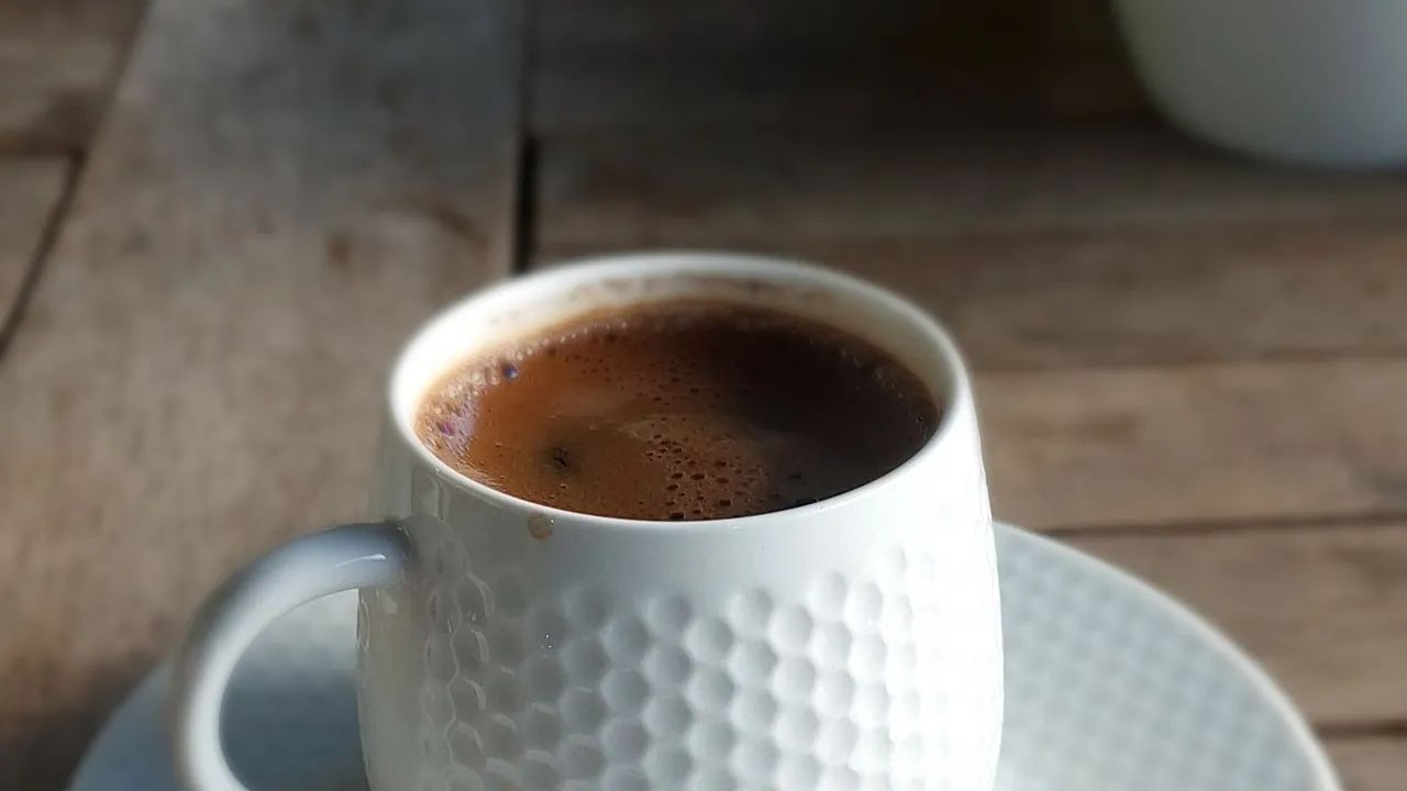 A cup of Turkish coffee