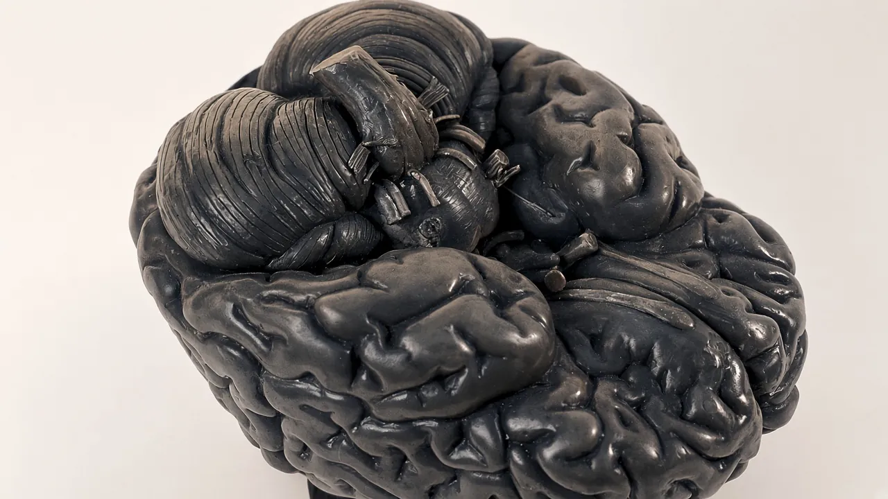 Anatomical model of human brain, Wellcome L0010008