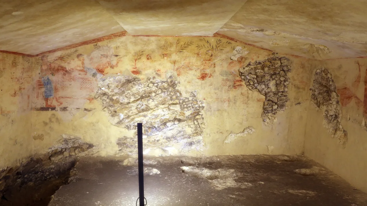 Tomba dei demoni azzurri, 420-410 ac ca. 02 viaggio del defunto