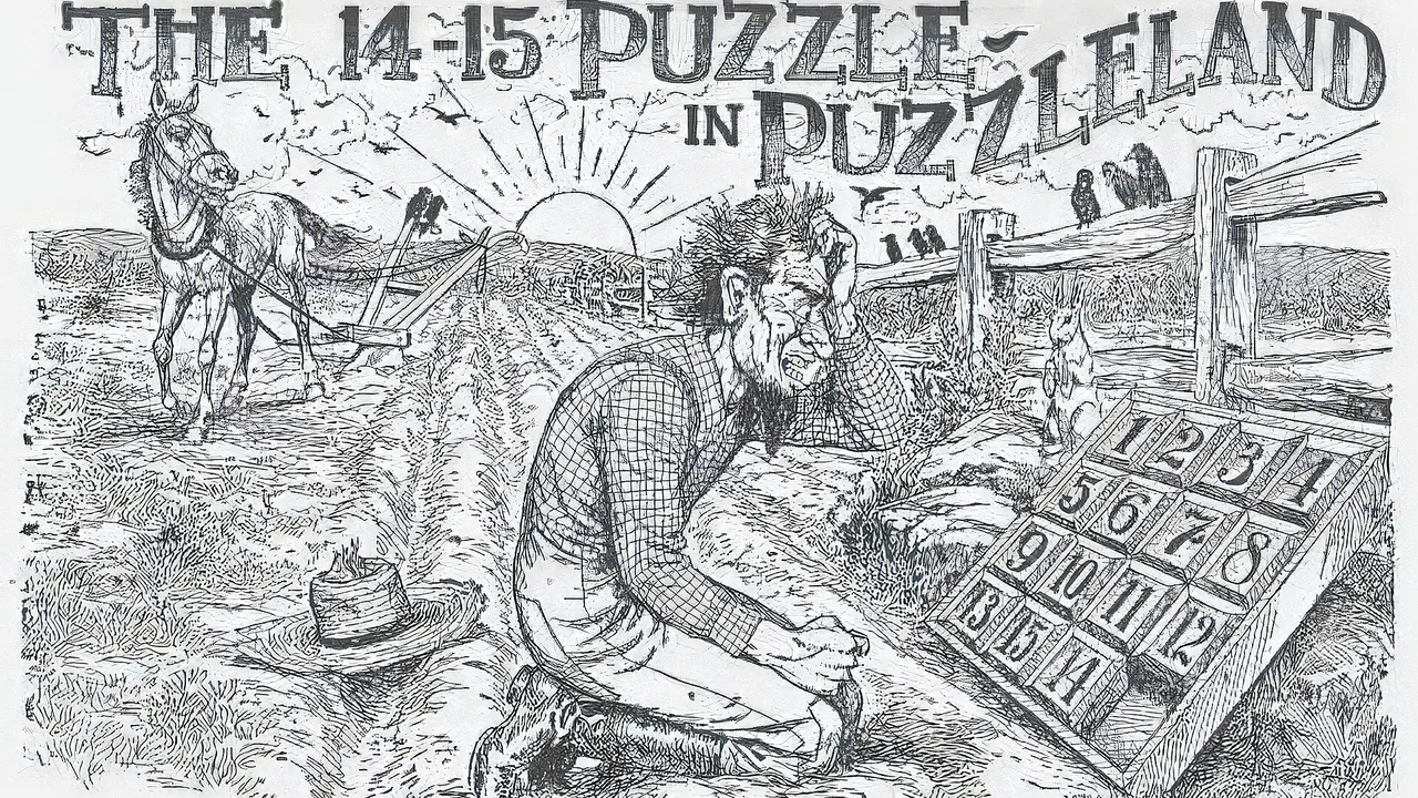 Sam Loyd - The 14-15 Puzzle in Puzzleland