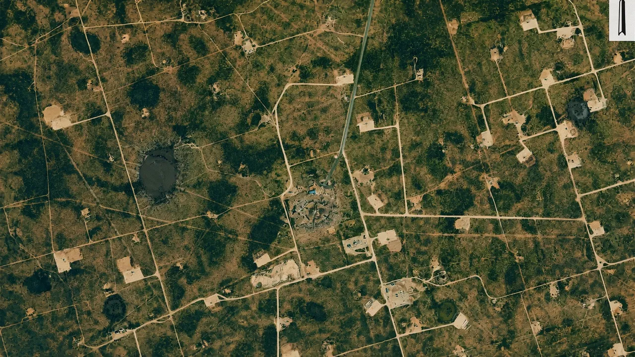 Odessa Impact Crater Aerial