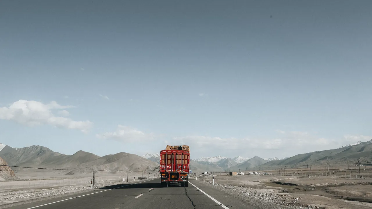 Karakoram highway, south of Dafdar township, Taxkorgan county, China