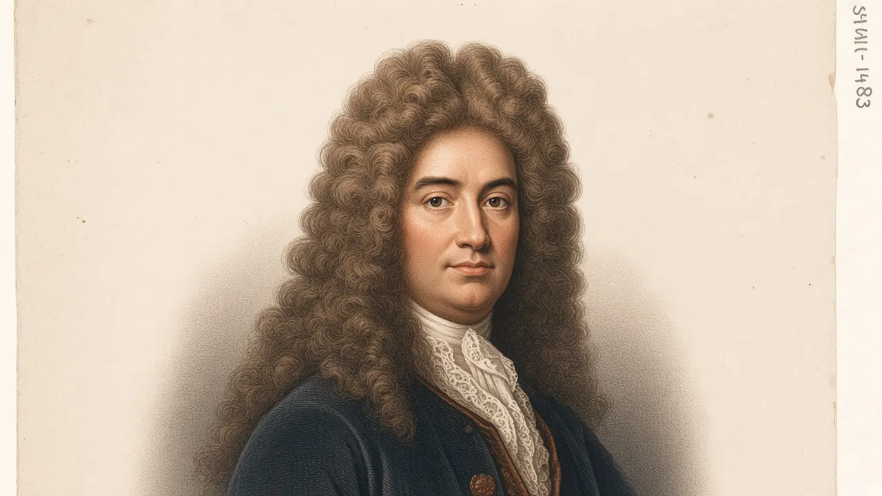 Portret van Jean de La Bruyère La Bruyère (titel op object), RP-P-1911-1483