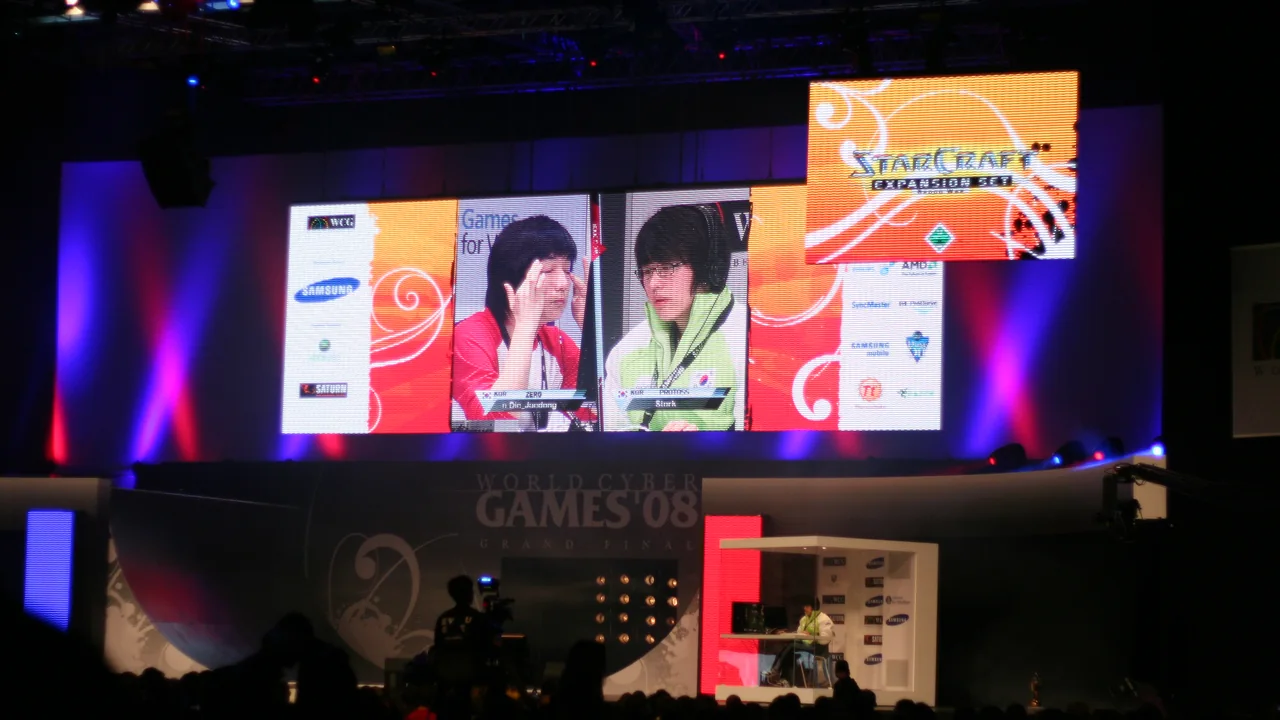 Escenario de StarCraft en los World Cyber Games 2008