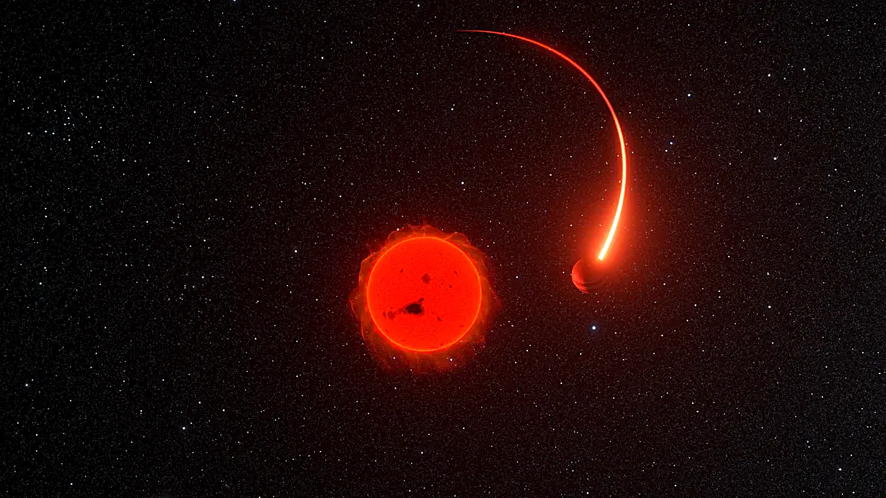 Artist impression of brown dwarf Gaia-5b ESA506243