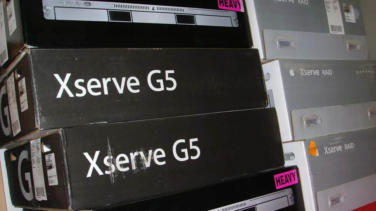4 Xserve G5 + 4 Xserve RAID