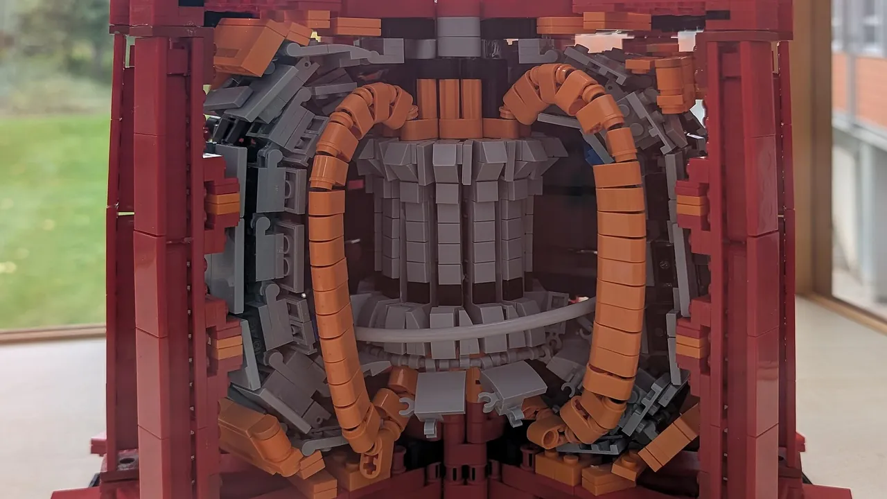 Lego model of the Wendelstein 7-X stellarator
