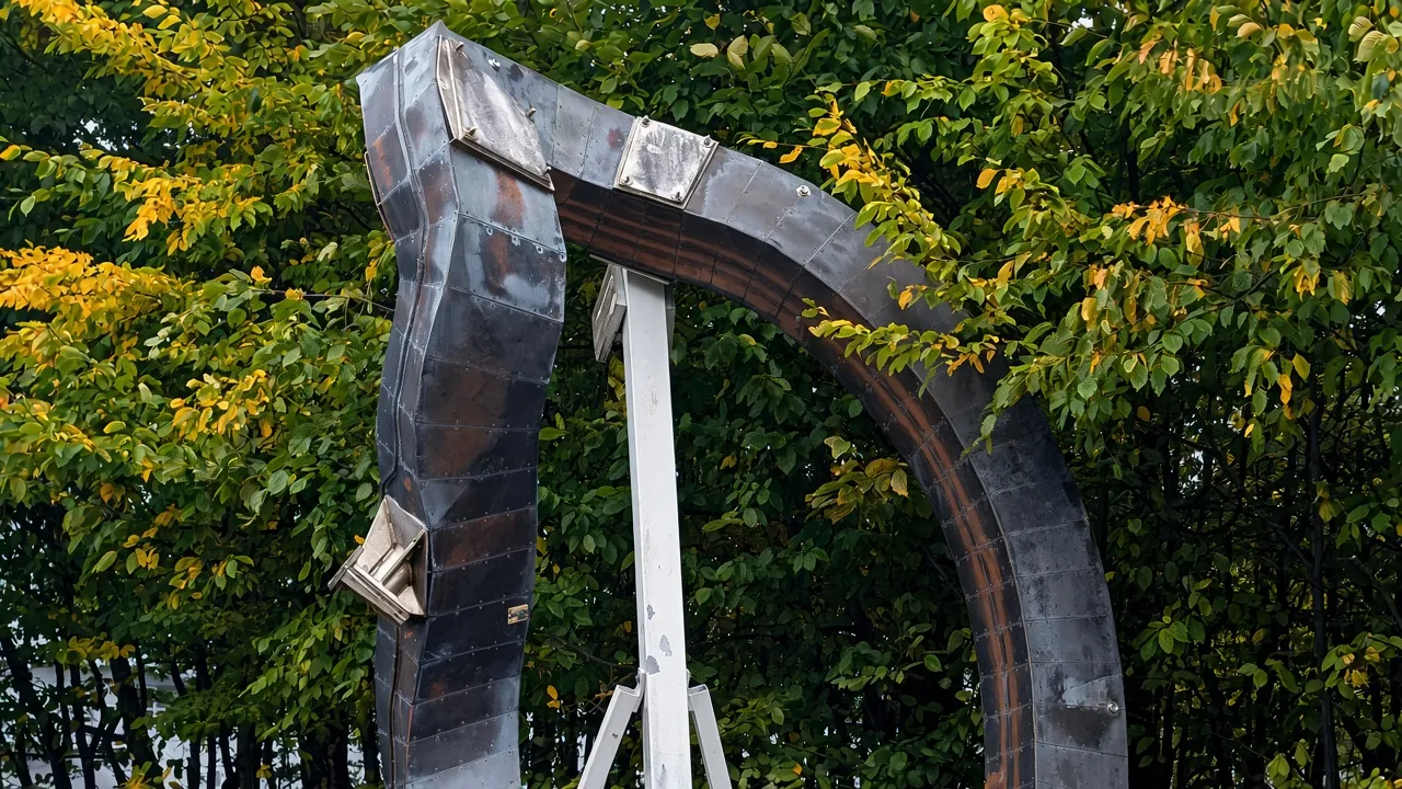 A non-planar coil from the Wendelstein 7-X stellarator