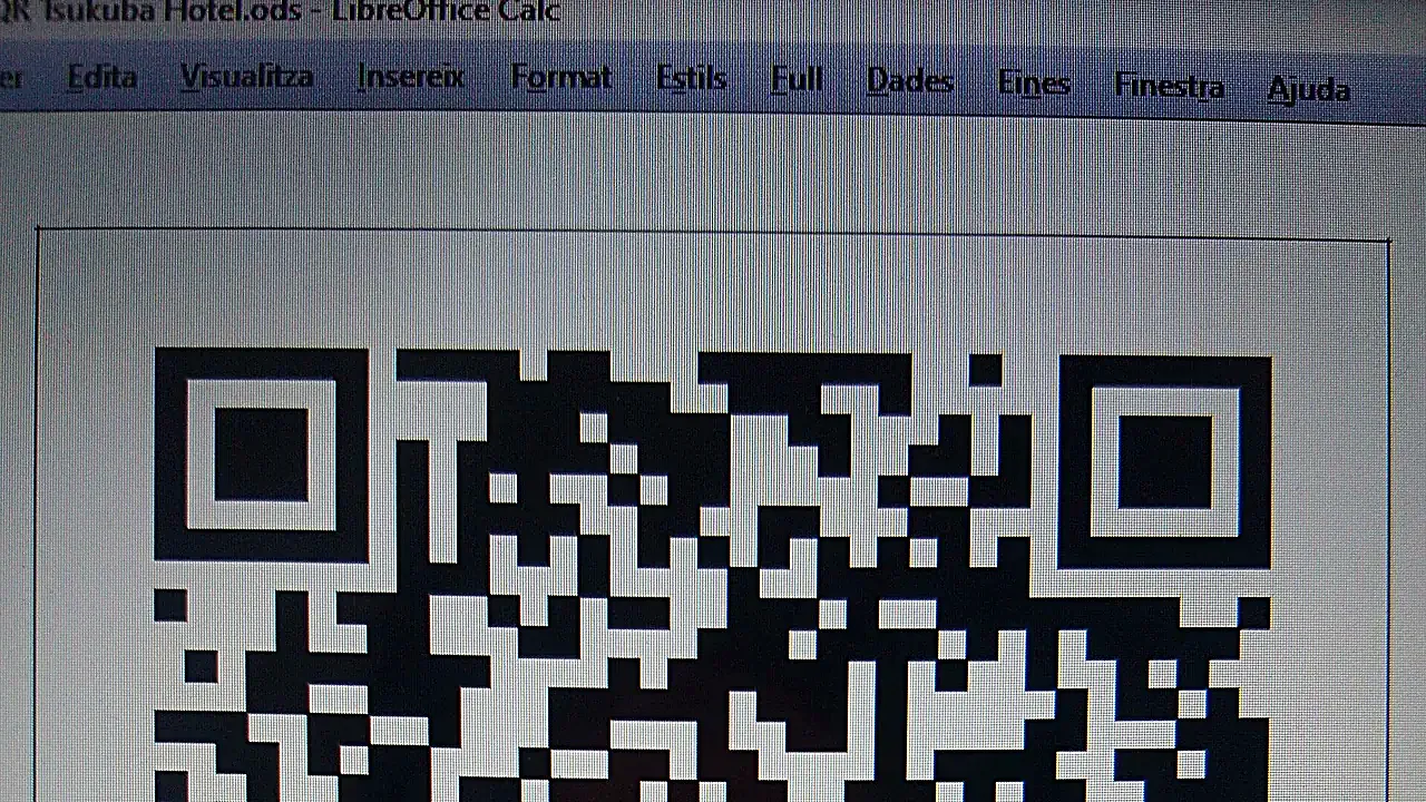 QR code Tsukubahotel photo from screen