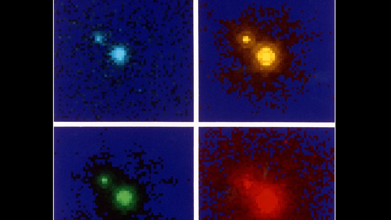 Color Images of Quasar 1208+101Split by Gravitational Lenses (1992-03-53)