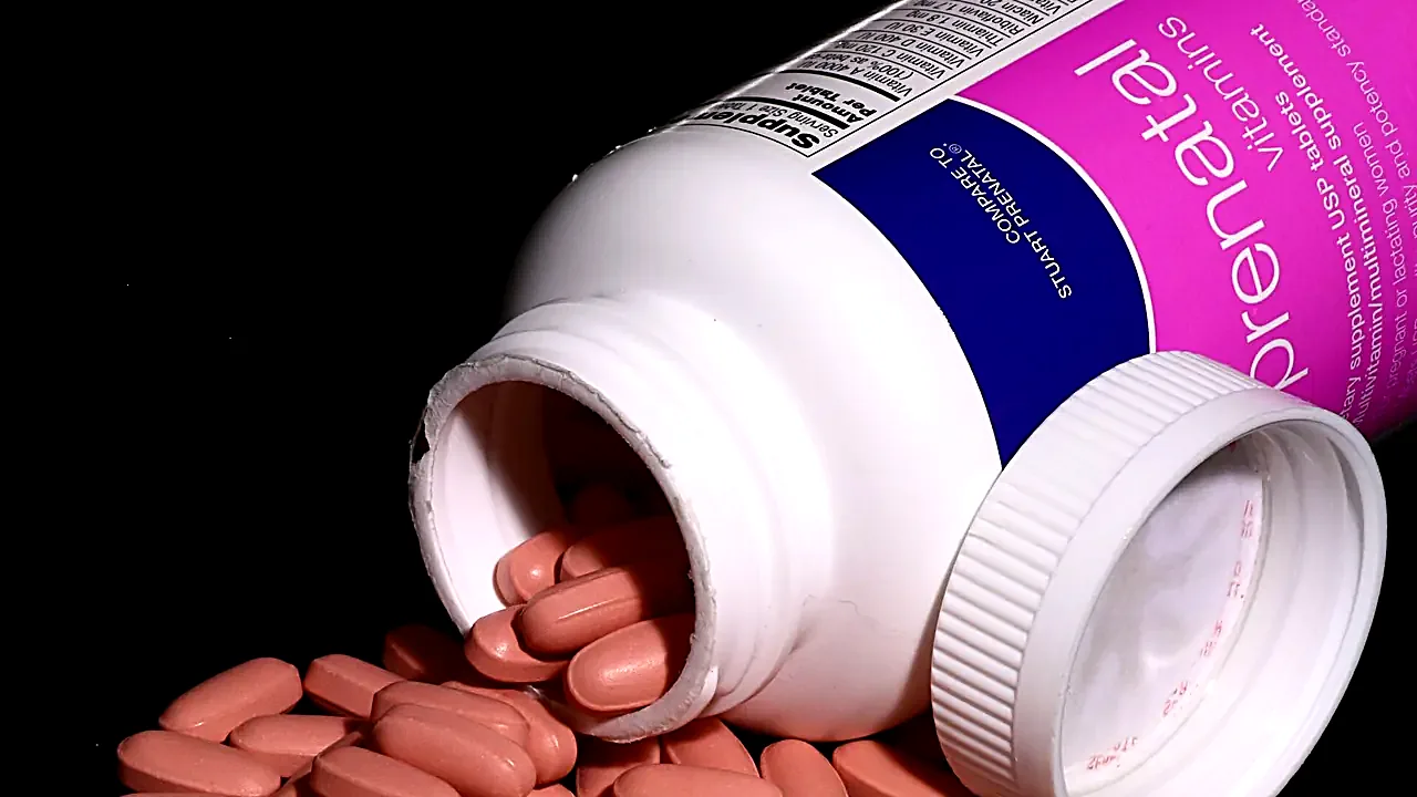 Prenatal vitamin tablets